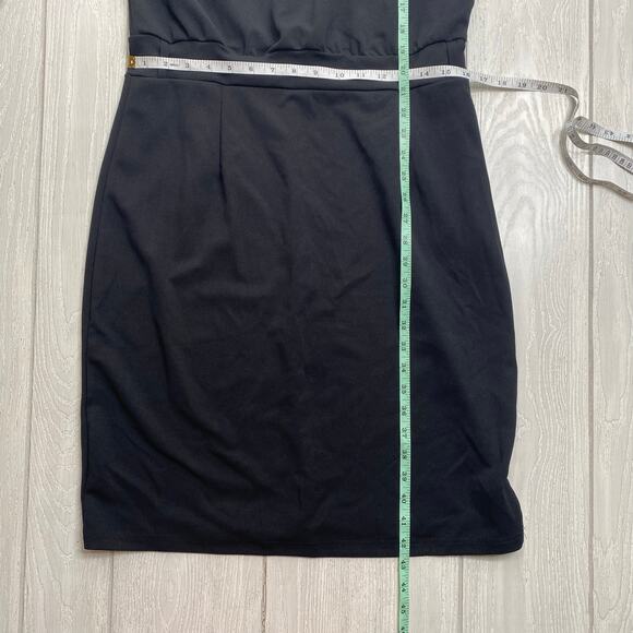 Nikki Lund Women's Black Kate Long Sleeve Knit Dress Size XL X-Large - Picture 6 of 12